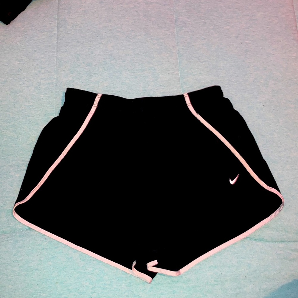 Black and white Nike shorts